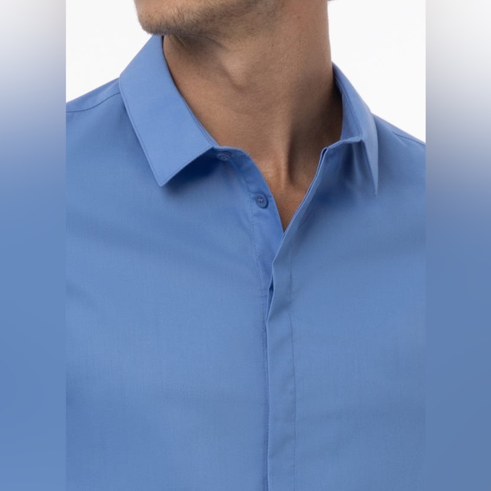 Chef Works Men’s PREMIUM FORMAL DRESS SHIRT size XL NWT - Picture 10 of 13